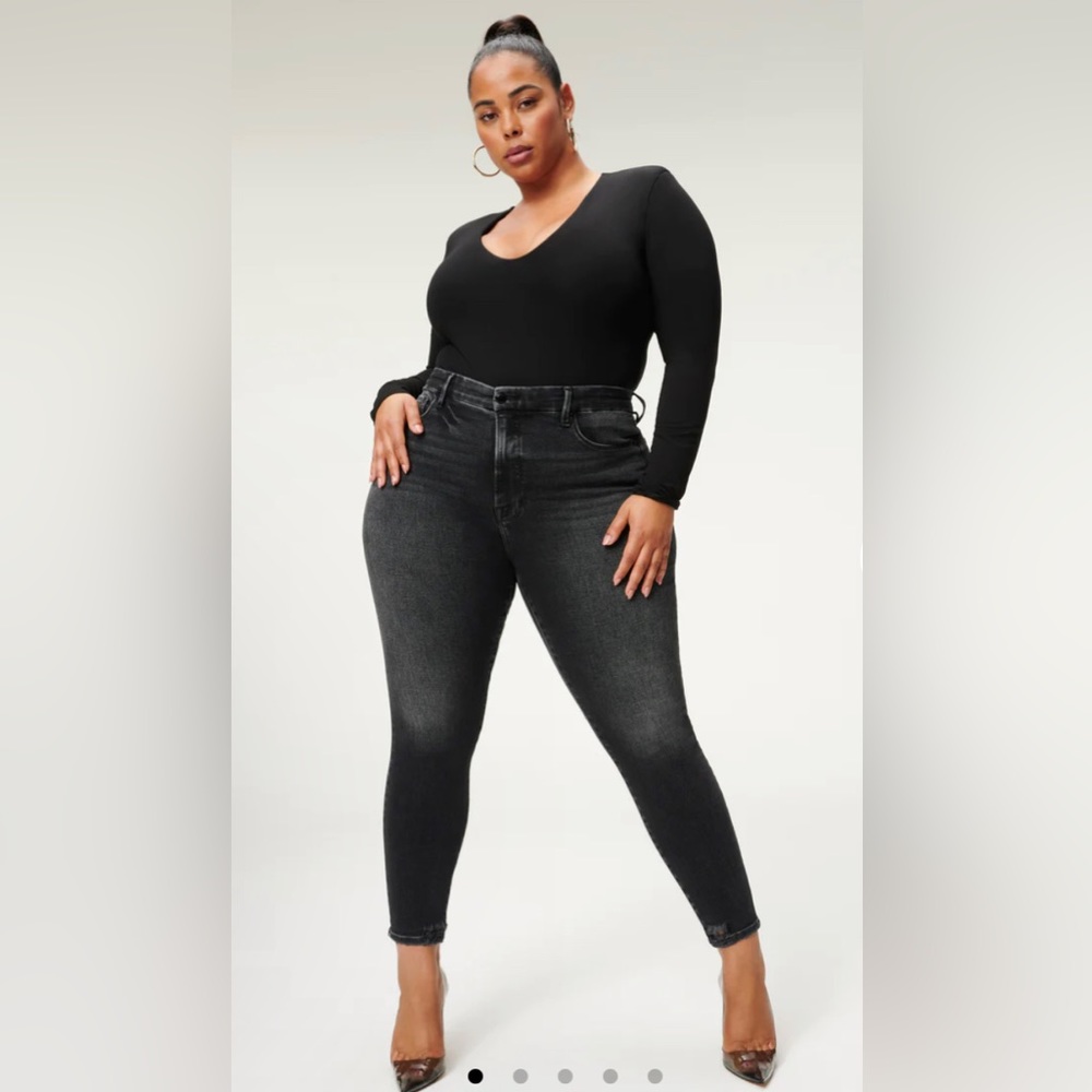 Good American Good Classic Black Jean
